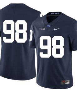 Penn State Nittany Lions NO NAME Jersey #98 Football NCAA Jerseys Dark Blue