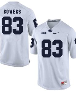 Penn State Nittany Lions Nick Bowers Jersey #83 Football NCAA Jerseys White
