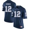 Penn State Nittany Lions SINCE Jersey #12 Football NCAA Jerseys Blue