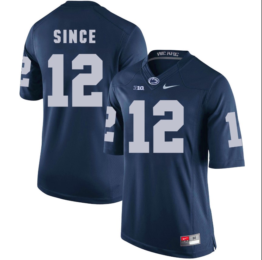 Penn State Nittany Lions SINCE Jersey #12 Football NCAA Jerseys Blue