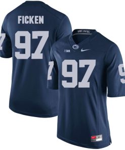 Penn State Nittany Lions Sam Ficken Jersey #97 Football NCAA Jerseys Blue