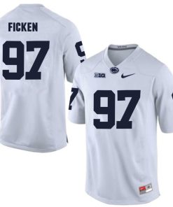 Penn State Nittany Lions Sam Ficken Jersey #97 Football NCAA Jerseys White