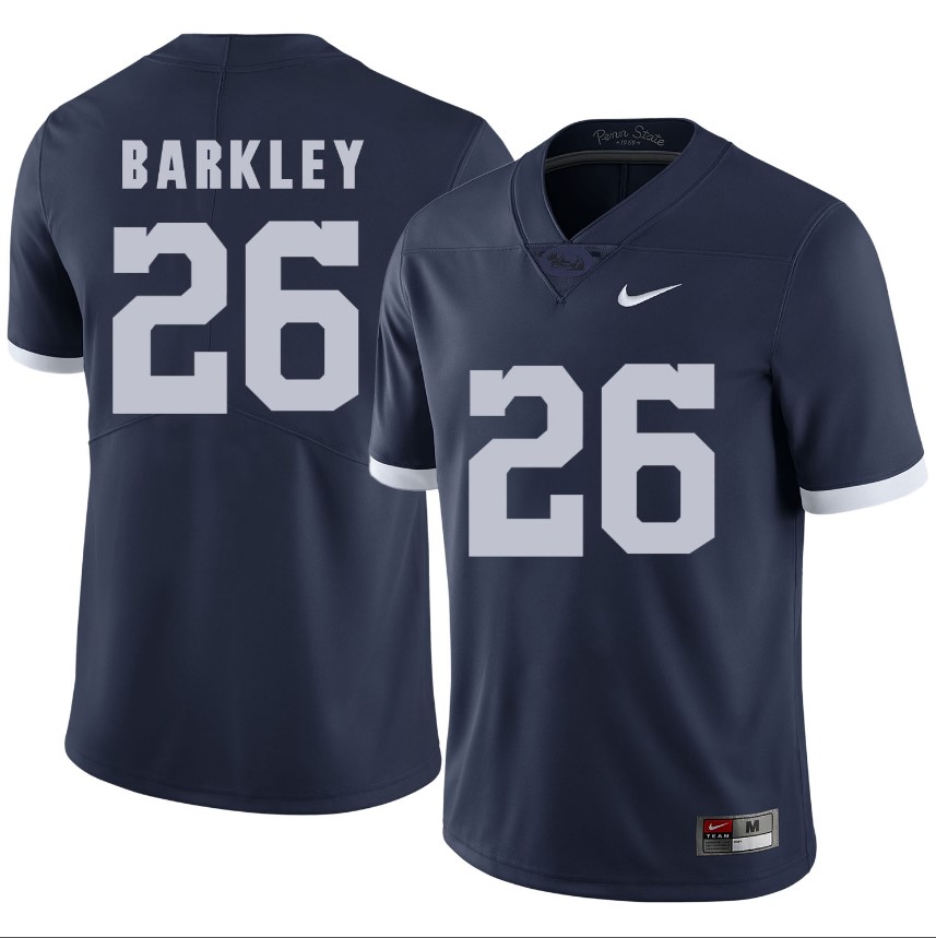 Penn State Nittany Lions Saquon Barkley Jersey #26 Football NCAA Jerseys Dark Blue