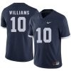 Penn State Nittany Lions Trevor Williams Jersey #10 Football NCAA Jerseys Dark Blue