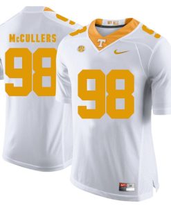 Tennessee Volunteers Daniel McCullers Jersey #98 Football NCAA Jerseys White