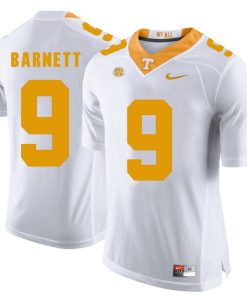 Tennessee Volunteers Derek Barnett Jersey #9 Football NCAA Jerseys White