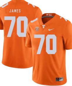 Tennessee Volunteers Ja'Wuan James Jersey #70 Football NCAA Jerseys Orange