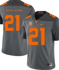 Tennessee Volunteers Jalen Reeves-Maybin Jersey #21 Football NCAA Jerseys Gray