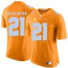 Tennessee Volunteers Jalen Reeves-Maybin Jersey #21 Football NCAA Jerseys Light Orange