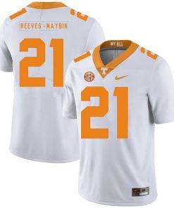 Tennessee Volunteers Jalen Reeves-Maybin Jersey #21 Football NCAA Jerseys White