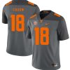 Tennessee Volunteers Jason Croom Jersey #18 Football NCAA Jerseys Gray