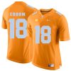 Tennessee Volunteers Jason Croom Jersey #18 Football NCAA Jerseys Light Orange
