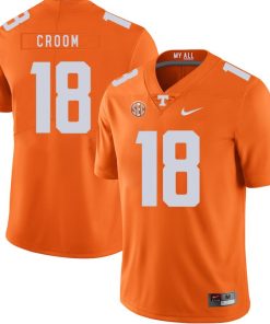 Tennessee Volunteers Jason Croom Jersey #18 Football NCAA Jerseys Orange