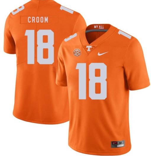 Tennessee Volunteers Jason Croom Jersey #18 Football NCAA Jerseys Orange