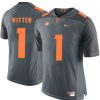 Tennessee Volunteers Jason Witten Jersey #1 Football NCAA Jerseys Gray