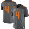 Tennessee Volunteers John Kelly Jersey #4 Football NCAA Jerseys Gray