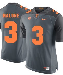 Tennessee Volunteers Josh Malone Jersey #3 Football NCAA Jerseys Gray Orange