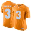 Tennessee Volunteers Josh Malone Jersey #3 Football NCAA Jerseys Light Orange