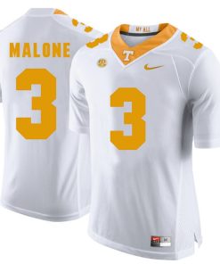 Tennessee Volunteers Josh Malone Jersey #3 Football NCAA Jerseys White Orange