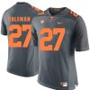 Tennessee Volunteers Justin Coleman Jersey #27 Football NCAA Jerseys Gray Orange