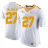 Tennessee Volunteers Justin Coleman Jersey #27 Football NCAA Jerseys White Orange