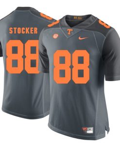 Tennessee Volunteers Luke Stocker Jersey #88 Football NCAA Jerseys Gray Orange