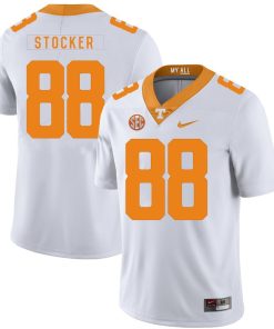 Tennessee Volunteers Luke Stocker Jersey #88 Football NCAA Jerseys White