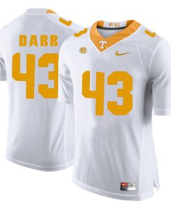 Tennessee Volunteers Matt Darr Jersey #43 Football NCAA Jerseys White