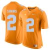 Tennessee Volunteers Matt Simms Jersey #2 Football NCAA Jerseys Orange