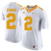 Tennessee Volunteers Matt Simms Jersey #2 Football NCAA Jerseys White