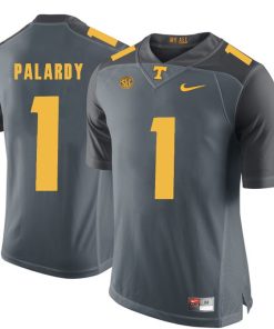 Tennessee Volunteers Michael Palardy Jersey #1 Football NCAA Jerseys Gray