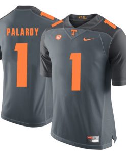 Tennessee Volunteers Michael Palardy Jersey #1 Football NCAA Jerseys Gray Orange