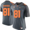 Tennessee Volunteers Mychal Rivera Jersey #81 Football NCAA Jerseys Gray Orange