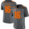 Tennessee Volunteers Peyton Manning Jersey #16 Football NCAA Jerseys Gray Orange