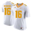 Tennessee Volunteers Peyton Manning Jersey #16 Football NCAA Jerseys White