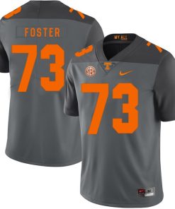 Tennessee Volunteers Ramon Foster Jersey #73 Football NCAA Jerseys Gray