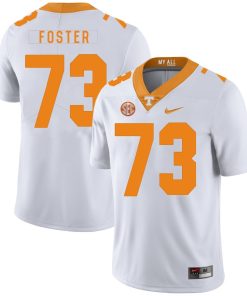 Tennessee Volunteers Ramon Foster Jersey #73 Football NCAA Jerseys White