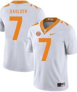 Tennessee Volunteers Rashaan Gaulden Jersey #7 Football NCAA Jerseys White