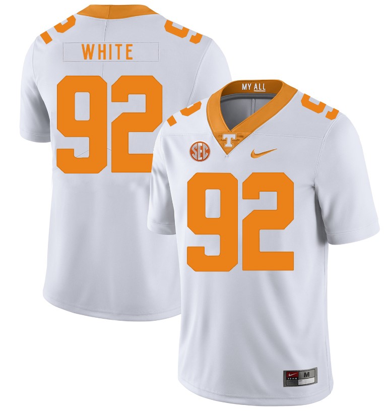 Tennessee Volunteers Reggie White Jersey #92 Football NCAA Jerseys White