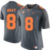 Tennessee Volunteers Tyler Bray Jersey #8 Football NCAA Jerseys Gray