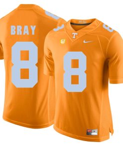 Tennessee Volunteers Tyler Bray Jersey #8 Football NCAA Jerseys Orange