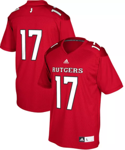 Rutgers Scarlet Custom Jersey Style NCAA Football Red