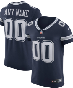 Dallas Cowboys Navy Blue Elite Customized Jerseys