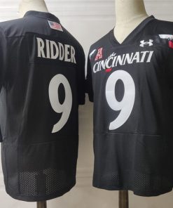 Cincinnati Bearcats #9 Desmond Ridder NCAA Football Jersey Black