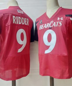 Cincinnati Bearcats #9 Desmond Ridder NCAA Football Jersey Red