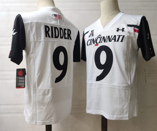 Cincinnati Bearcats #9 Desmond Ridder NCAA Football Jersey White