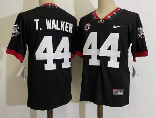 Georgia Bulldogs #44 Travon Walker NCAA Football Jersey Black