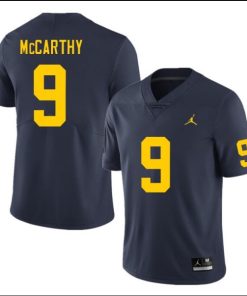 Michigan Wolverines #9 J.J. McCarthy NCAA Football Jersey Navy