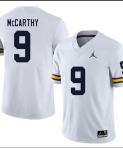 Michigan Wolverines #9 J.J. McCarthy NCAA Football Jersey White