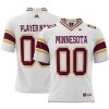 Minnesota Golden Gophers ProSphere Custom NCAA Football Jersey White